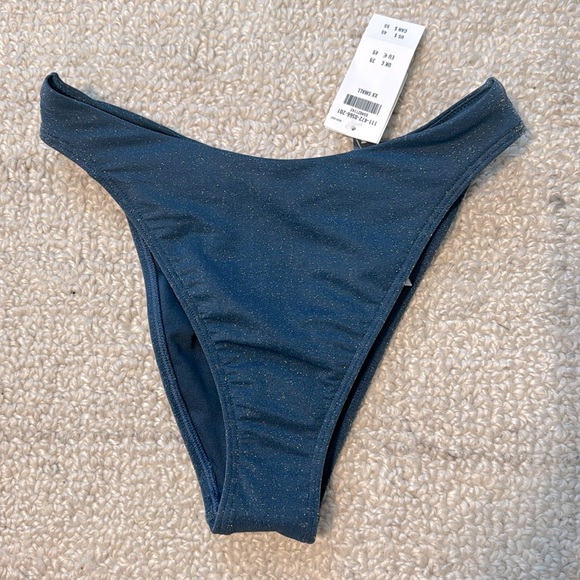 Abercrombie & Fitch Other - NWOT A&F Blue Shimmer Bikini Bottom